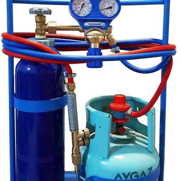 Kasweld Oksijen Kaynak Seti 6 Litre Emniyet Valfli Lüx Model